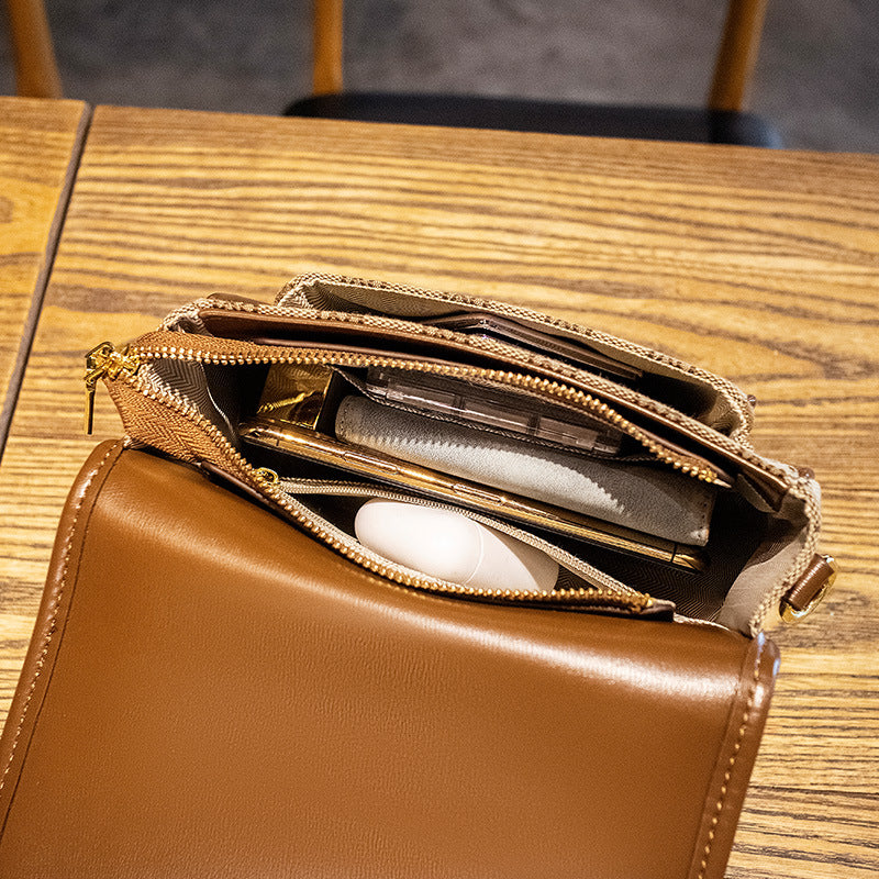 New Fashion Retro Design Bag Versatile One Shoulder Crossbody Bag(rabbit included)