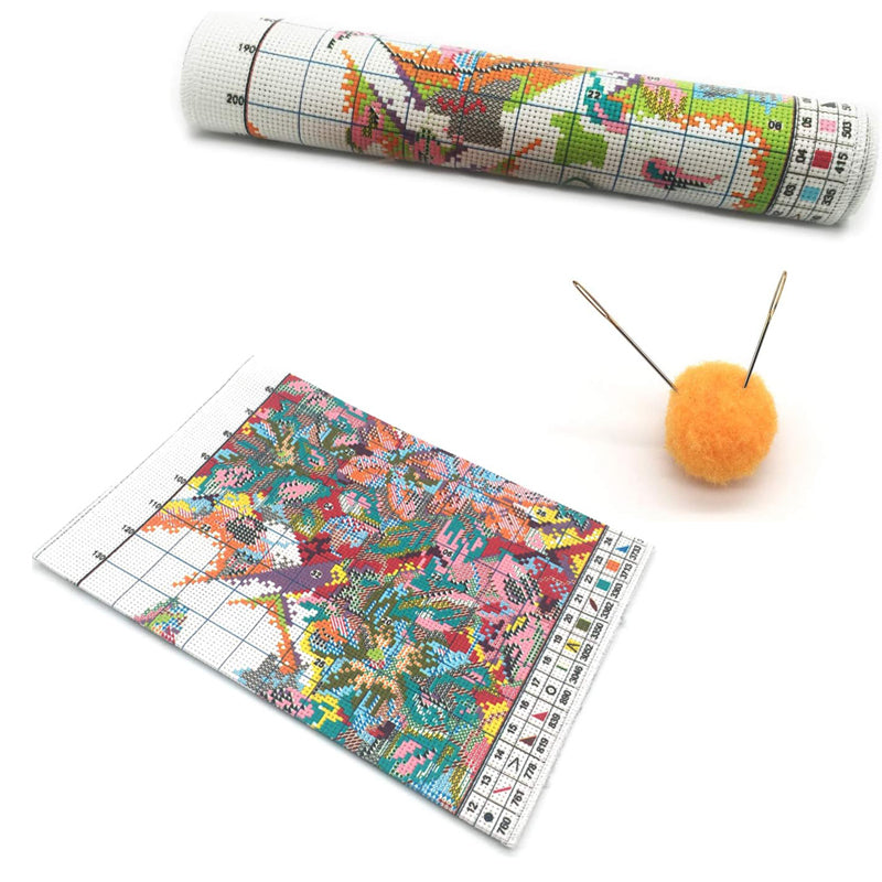 210x90cm DIY Cross Stitch Kits Stamped Full Range of Embroidery 11CT 3 Strands-Landscape