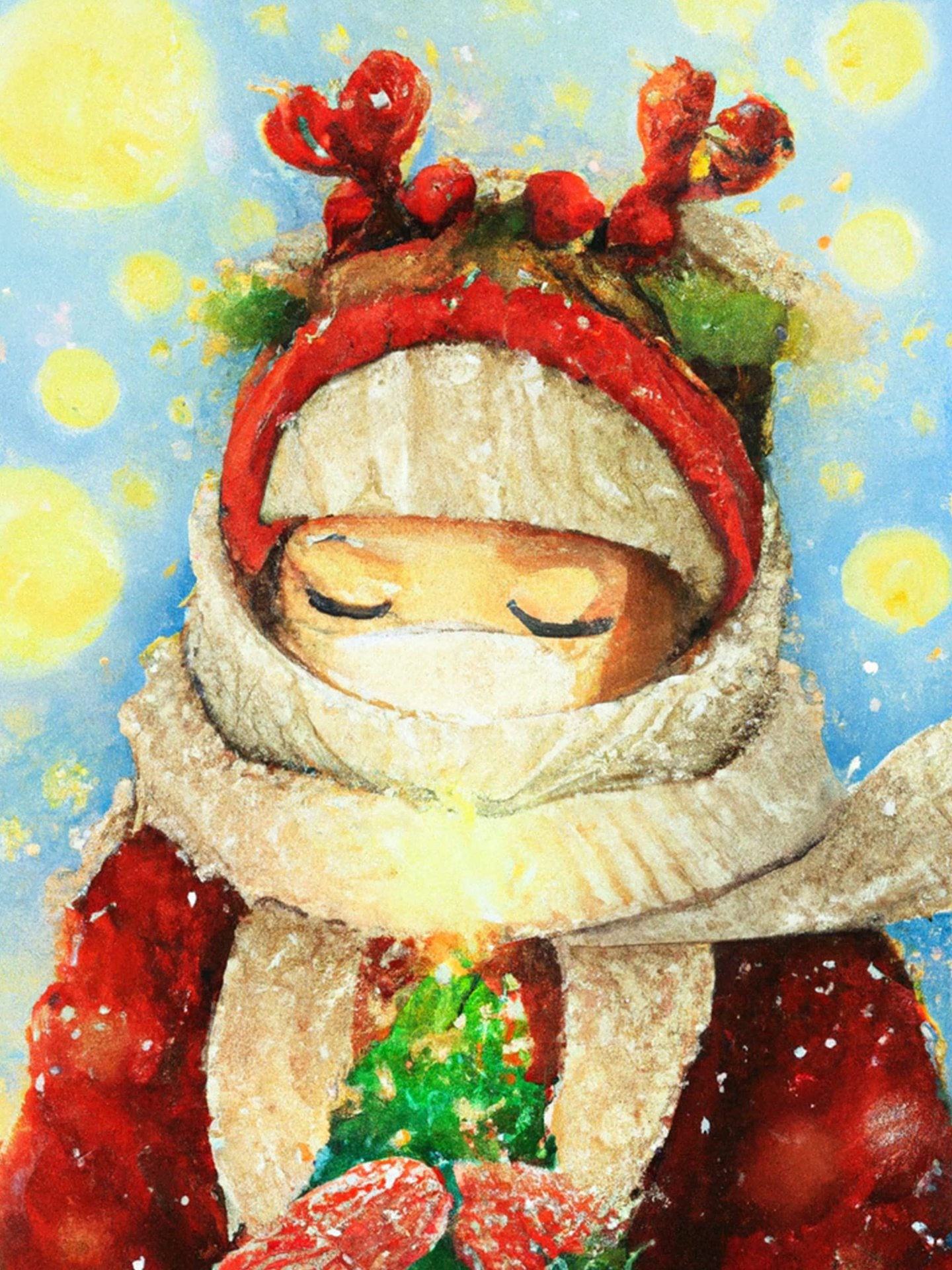 40×50cm Christmas Elk Cross Stitch Kits 11CT Stamped Full Range of Embroidery Starter Kit for Beginners Pre-Printed Pattern