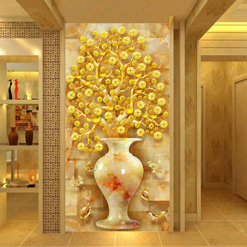 money tree diamond painting 60x100CM Money Tree 5D Full Diamond Painting NO Frame – gccemart