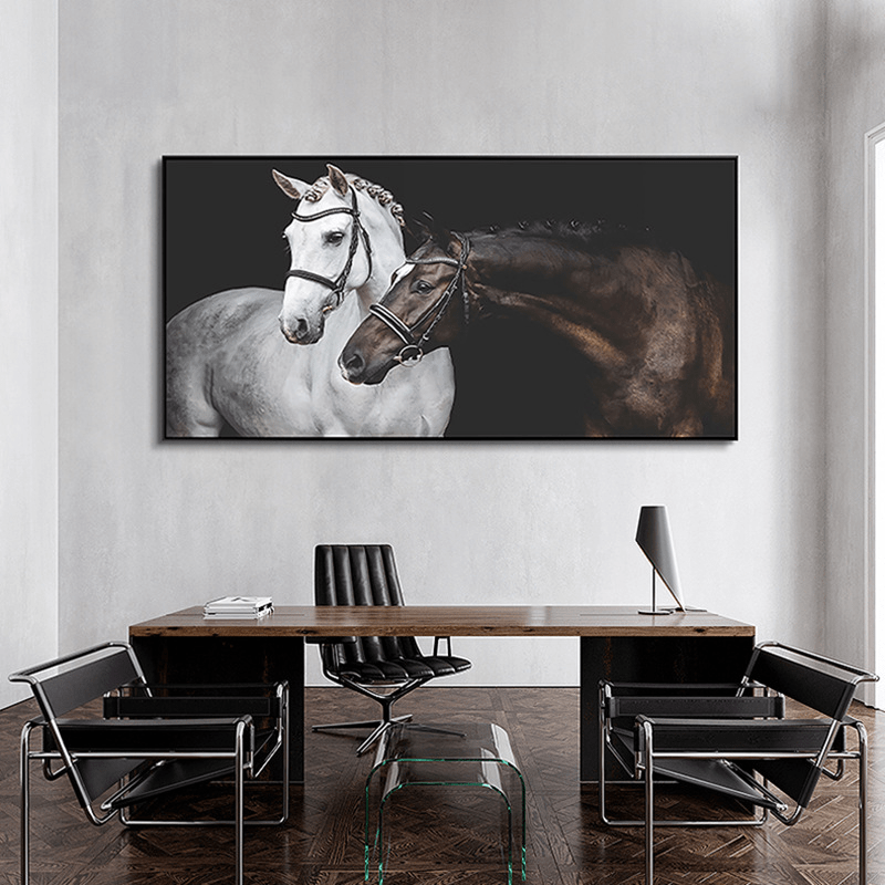 120x60CM Horse Full Diamond Painting NO Frame Round diamond M5929