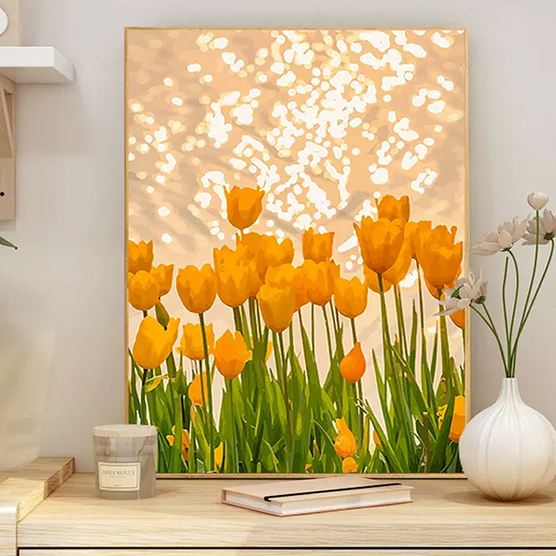 Tulip Full Diamond Painting NO Frame Round beads R1448