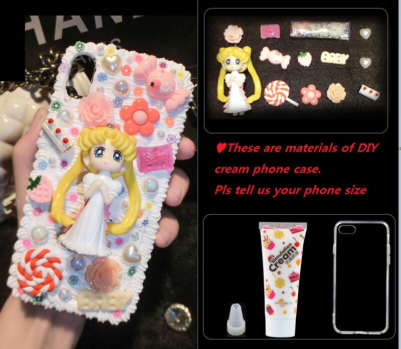 Mermaid Handmade Cream Glue Diy Phone Case tool set gccemart