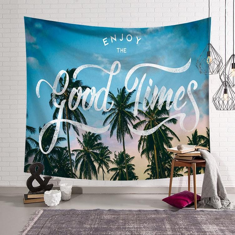 200 x150( Velvet) ins fashion wall green unicorn tapestry