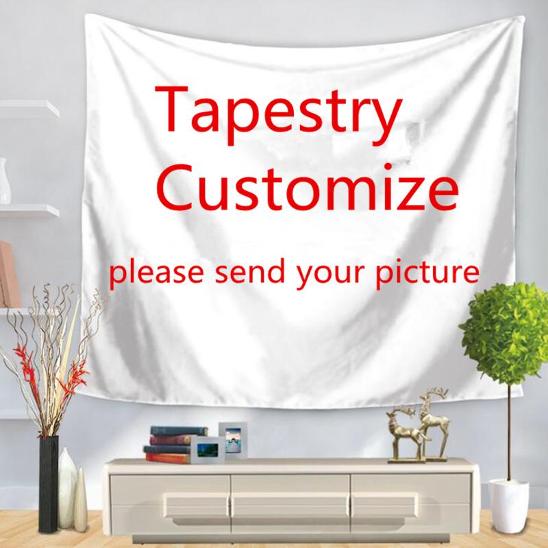 Customized Tapestry with Your Own Image Polyester