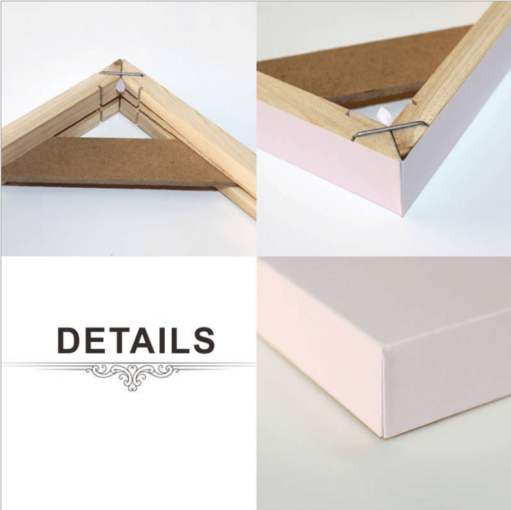 ?Not Sold Separately? Natural Wood Frame For Oil Painting DIY Picture Wall Canvas Frames Wall Art Canvas Tool