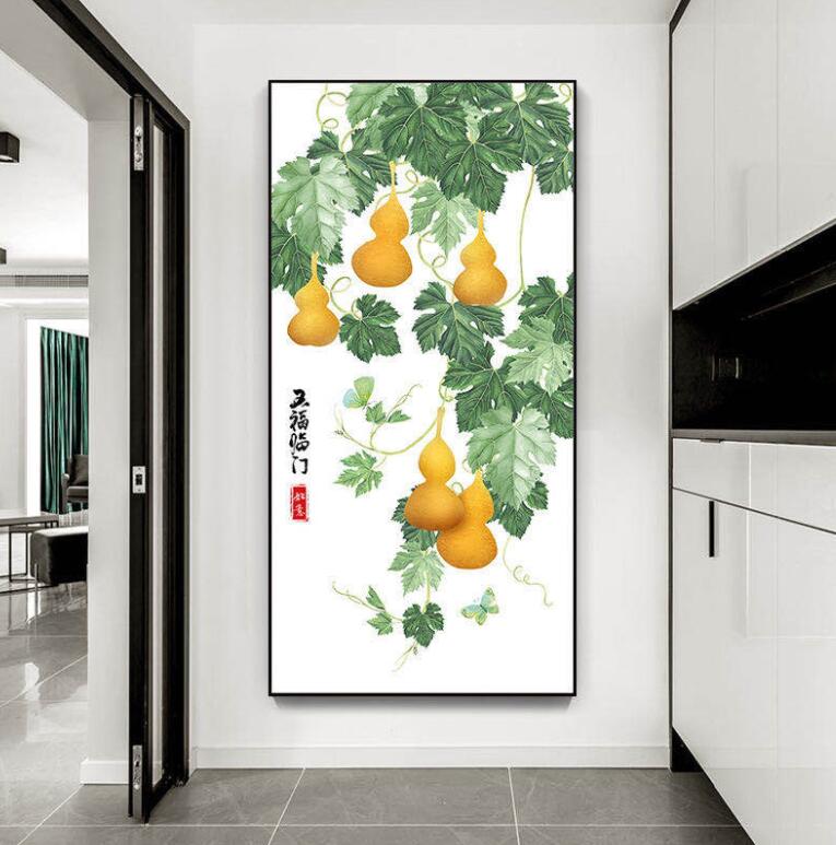 55x90cm Five Blessings 5d diy diamond painting full drill NO FRAME