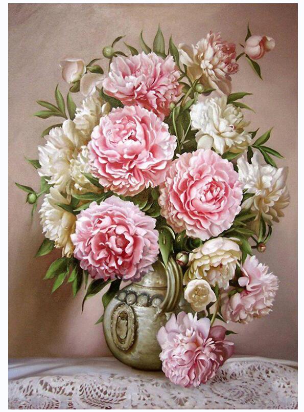 30X40CM Flower 5D Full Diamond Painting DIY Pictures M9592