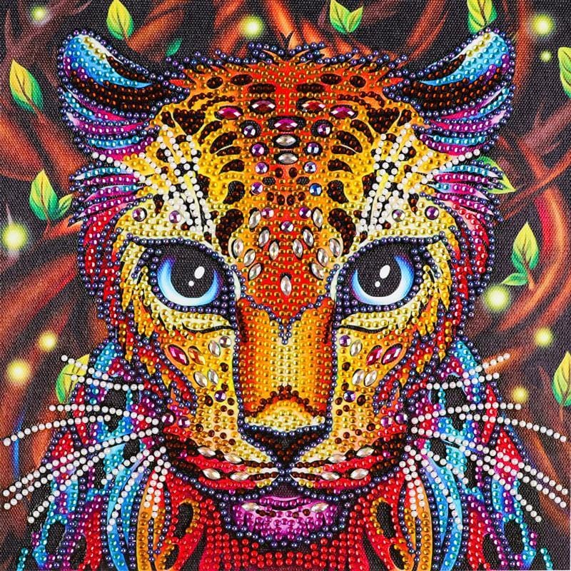 30X40cm cheetah 5D Diamond Painting( Special beads)