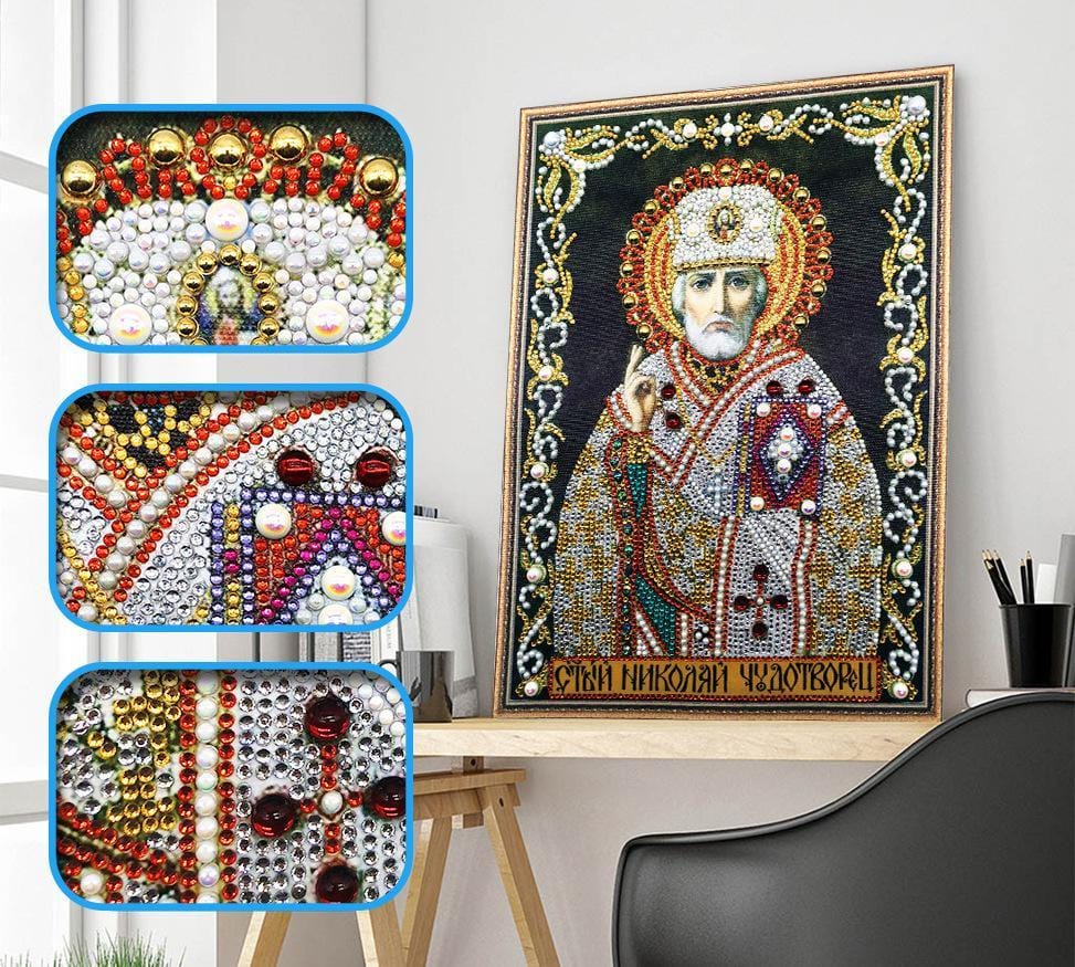 30X40cm Jesus 5D Diamond Painting( Special beads)