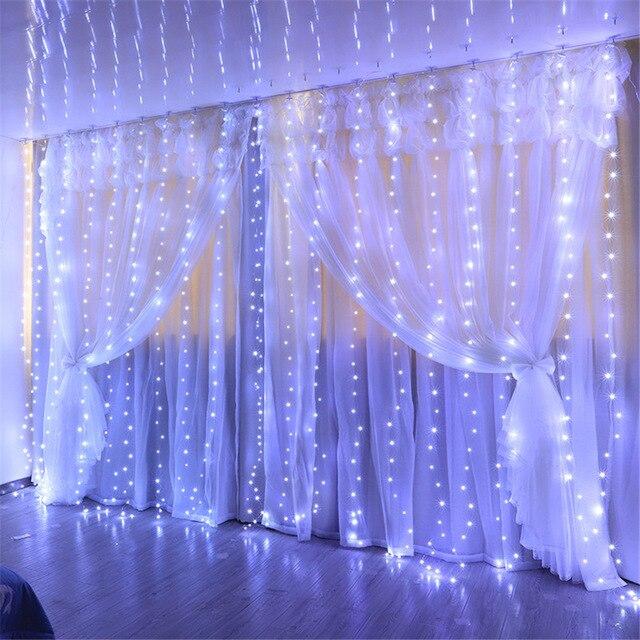 3*3m String Lights Remote Control 300LED