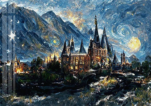 60X80CM -  Starry Sky DIY 5D Full Diamond Painting NO Frame