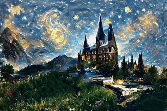 60X80CM -  Starry Sky DIY 5D Full Diamond Painting NO Frame