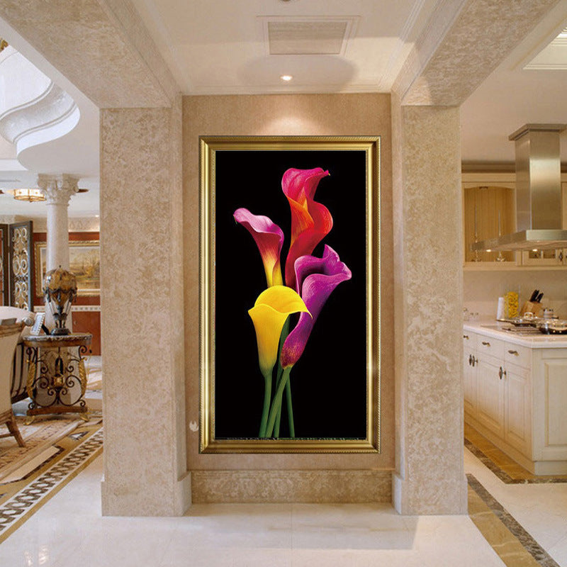 50X70CM - Calla Lily DIY 5D Full Diamond Painting NO Frame