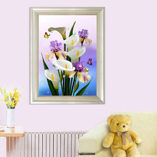 40X70CM - Flower DIY 5D Full Diamond Painting NO Frame