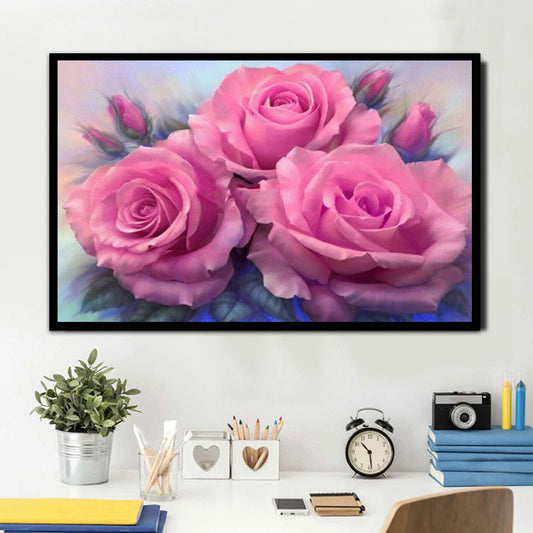 50X70CM - Rose DIY 5D Full Diamond Painting NO Frame