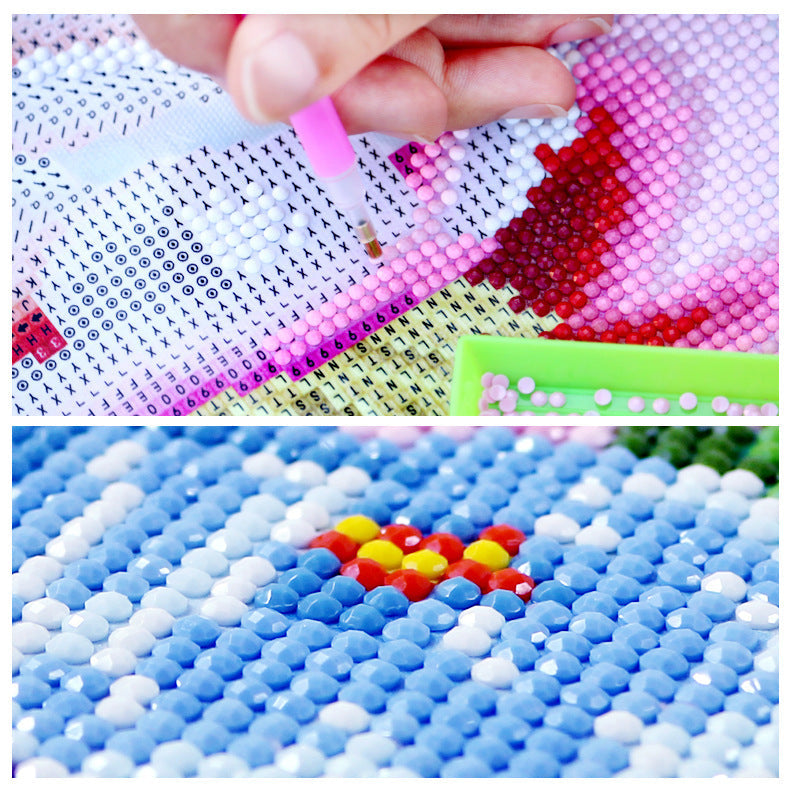 58X78CM - Flower DIY 5D Full Diamond Painting NO Frame Square Beads