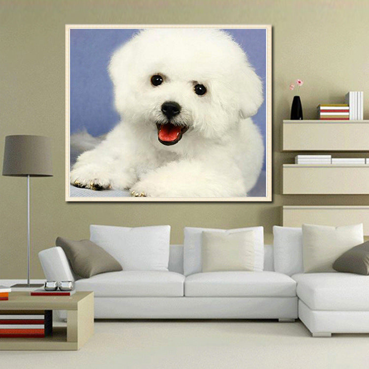 60X70CM -  Dog DIY 5D Full Diamond Painting NO Frame