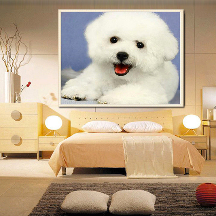 60X70CM -  Dog DIY 5D Full Diamond Painting NO Frame