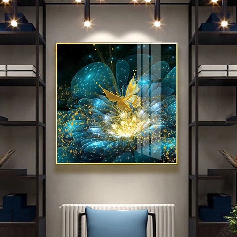 50X50CM - Butterfly Flower DIY 5D Full Diamond Painting NO Frame