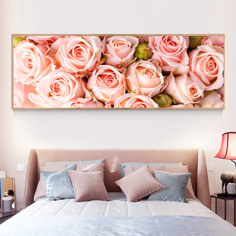 40X100CM - Pink Rose DIY 5D Full Diamond Painting NO Frame