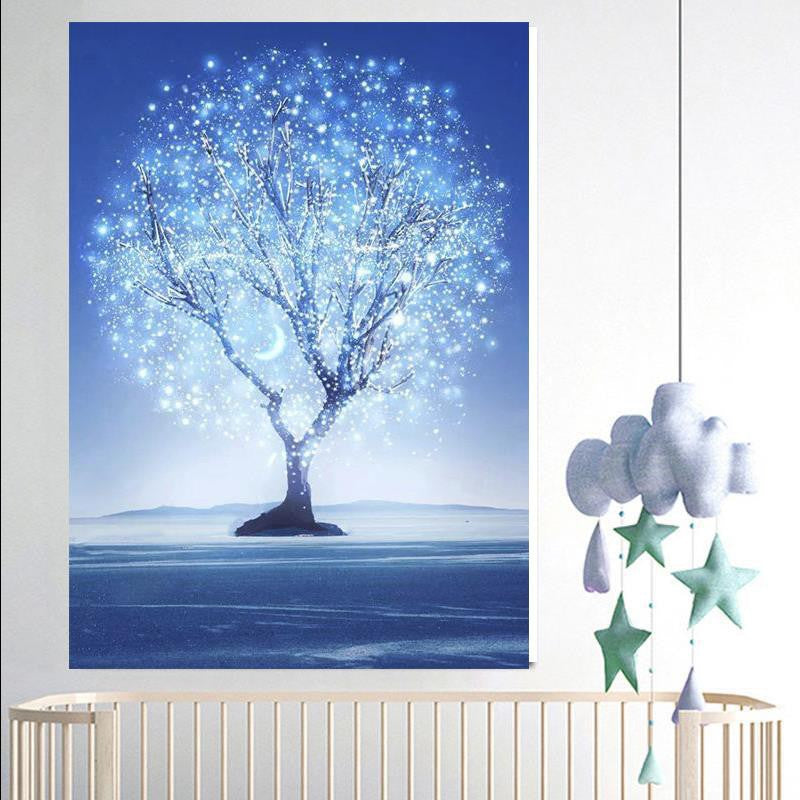 40x60CM -  Starry Tree DIY 5D full Diamond Painting no frame