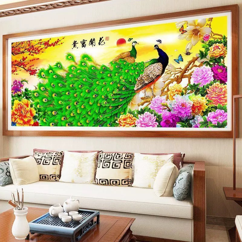 Peacock DIY 5D Full Diamond Painting NO Frame