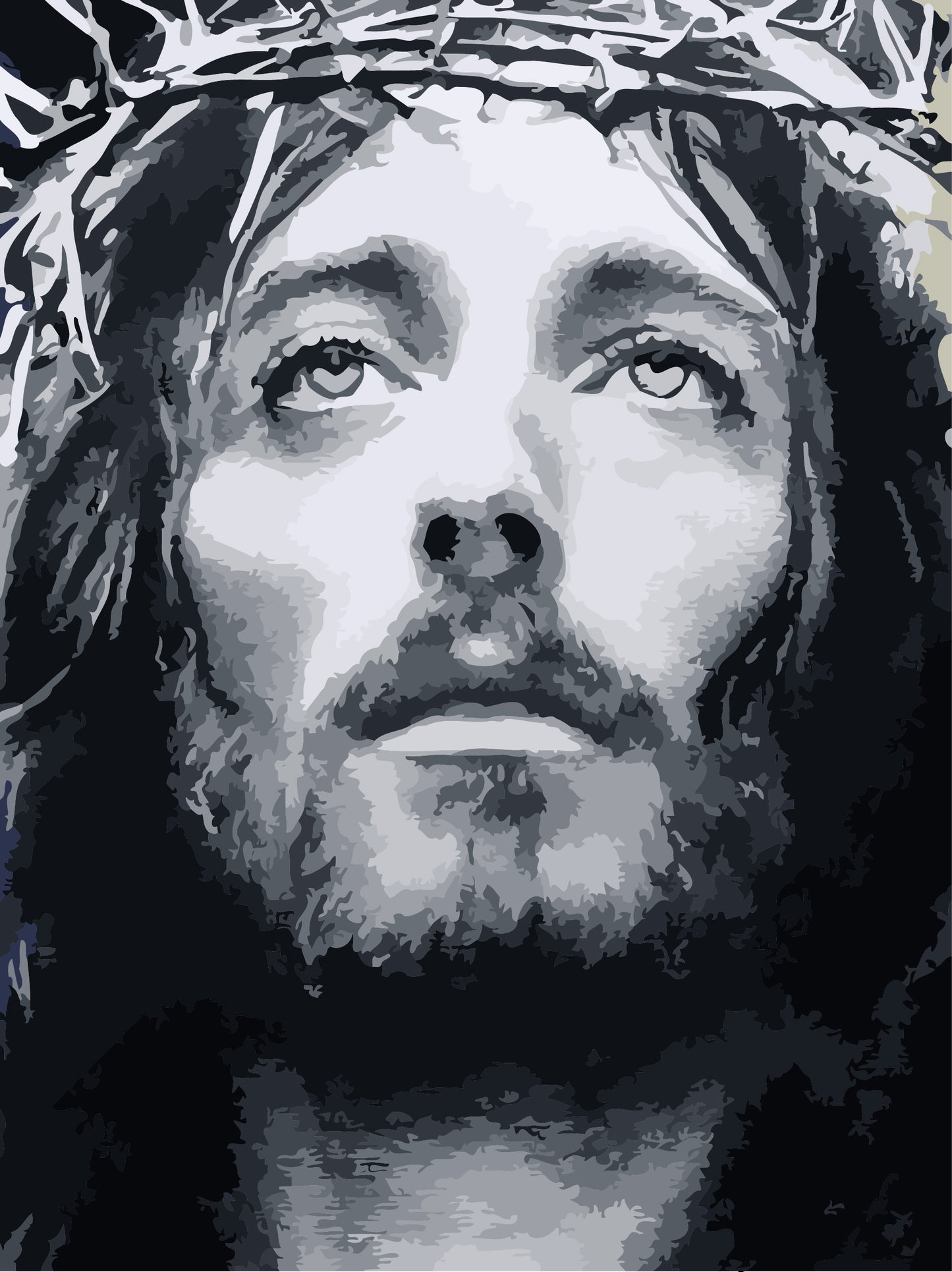 Jesus No Framed DIY Oil Painting By Numbers Canvas Wall Art 40*50CM