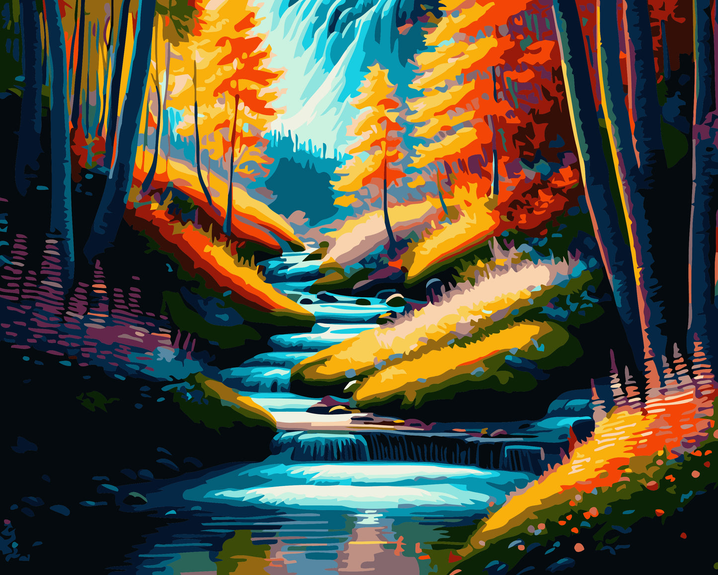 40X50CM DIY Oil Painting By Numbers