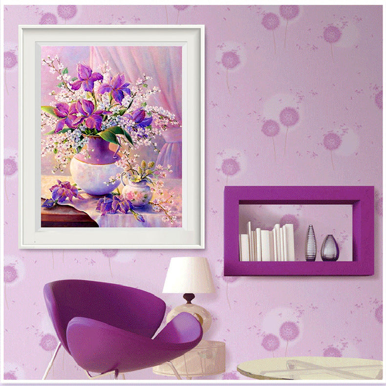 53X63CM - Flower DIY 5D Full Diamond Painting NO Frame