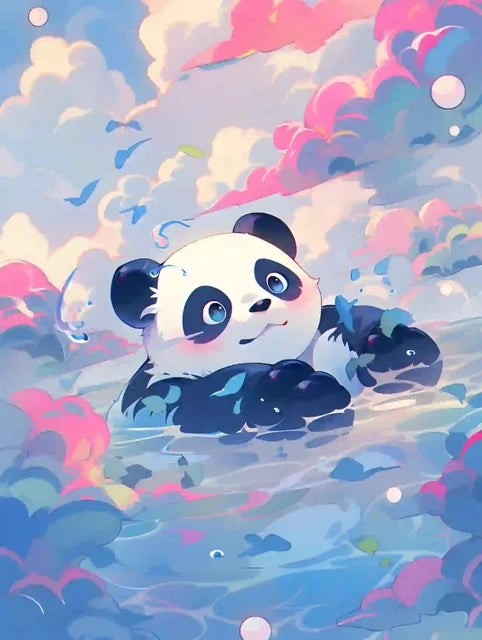 40X50CM Panda DIY Oil Painting By Numbers