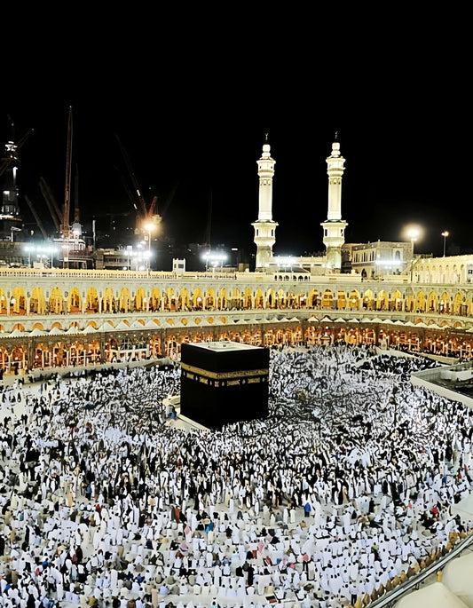 70X90CM - Mecca Building DIY Product 5D Full Diamond DIY Painting NO Frame