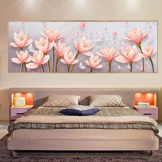 50X150CM - Flower DIY 5D Full Diamond Painting NO Frame