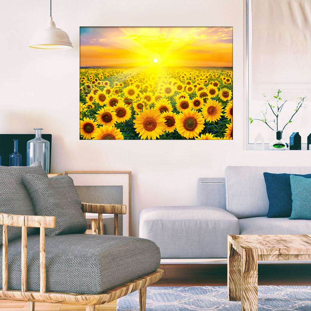 60X90CM -  Sunflower DIY 5D Full Diamond Painting NO Frame