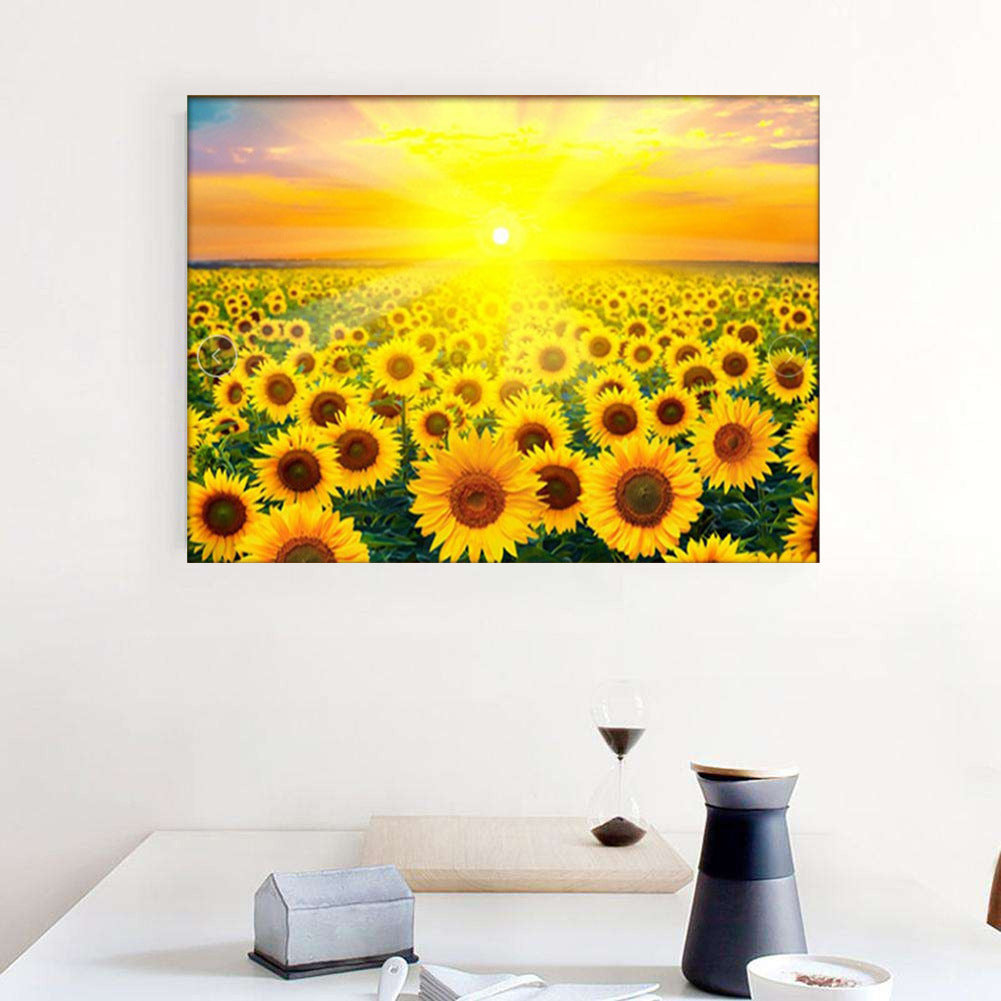 60X90CM -  Sunflower DIY 5D Full Diamond Painting NO Frame
