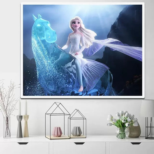 60X80CM - Girl DIY 5D Full Diamond Painting NO FRAME