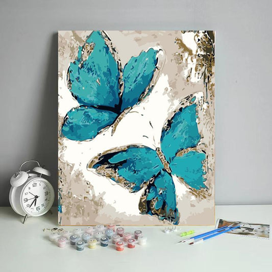 Butterfly No Framed DIY Oil Painting By Numbers 40*50CM