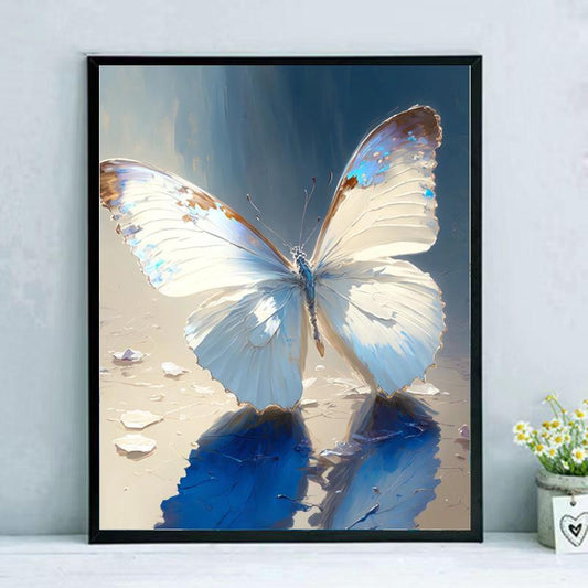 Butterfly No Framed DIY Oil Painting By Numbers 40*50CM