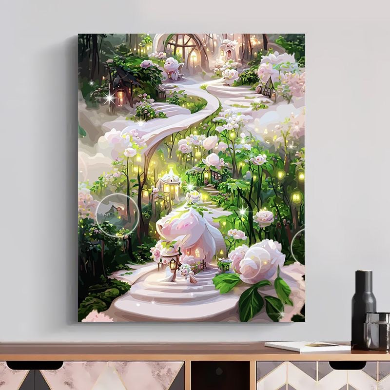 Dreamy Scenery 40X50CM DIY Oil Painting By Numbers WITH Frame