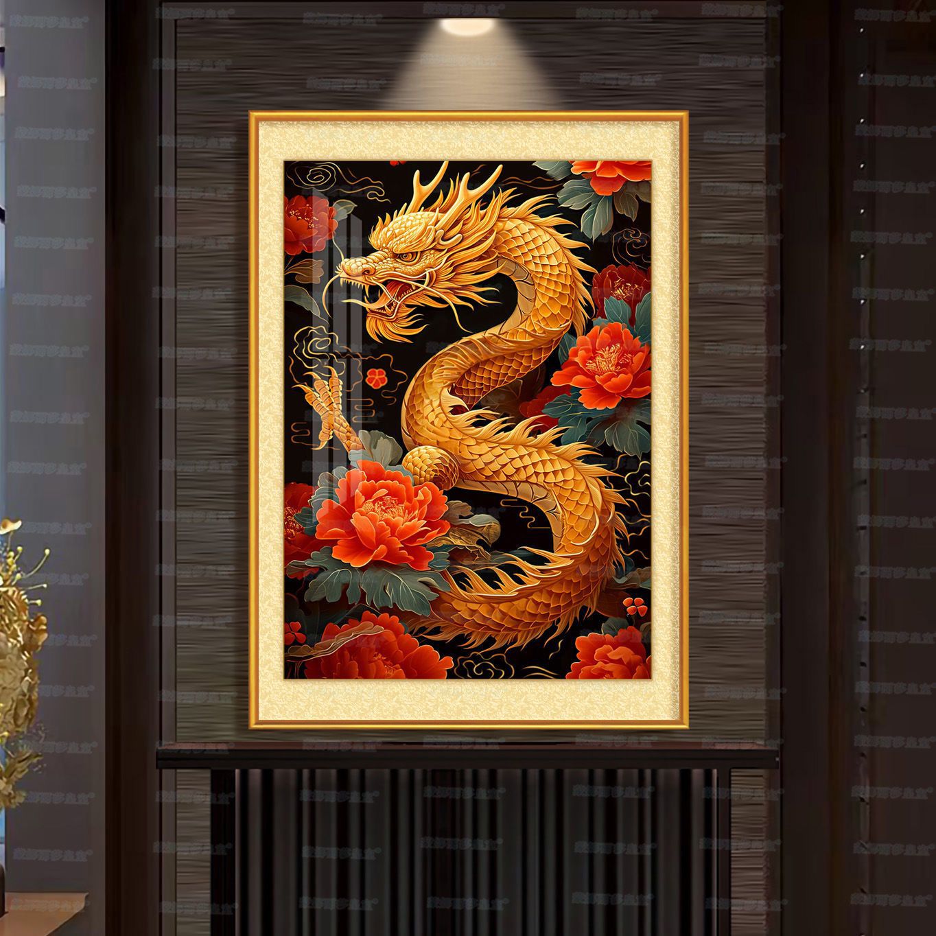 dragon 51*68CM Cross Stitch Kits 11CT Stamped Full Range of Embroidery Starter Kit for Beginners Pre-Printed Pattern