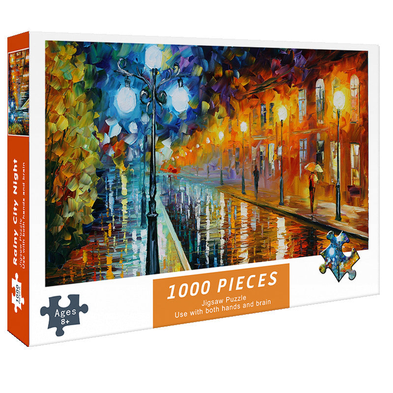 1000 Pieces DIY Puzzle Jigsaw Puzzle Educational Toys Puzzle For Gift