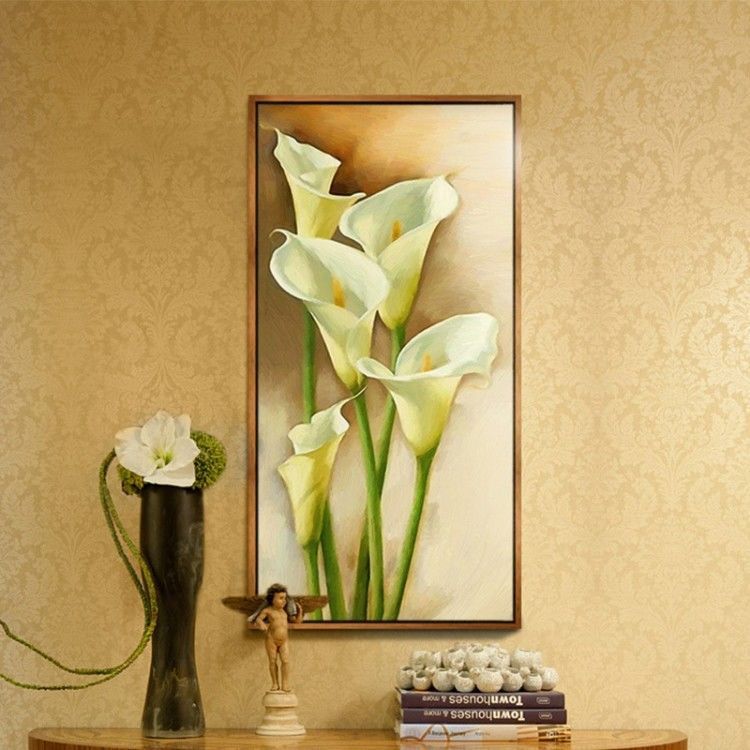 50X100CM -  Flower DIY 5D Full Diamond Painting NO Frame