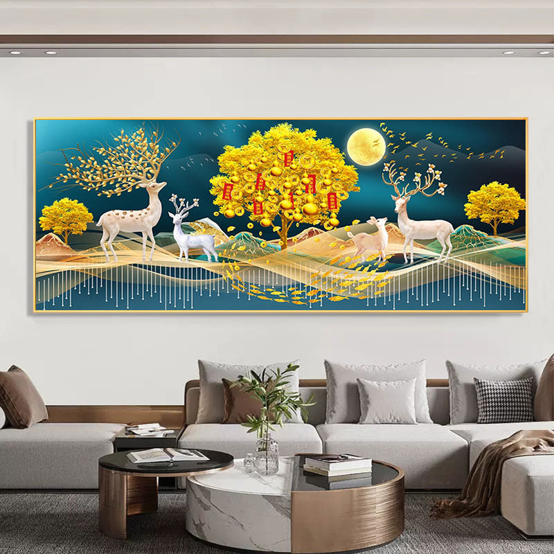 60X120CM -  Deer DIY 5D Full Diamond Painting NO Frame