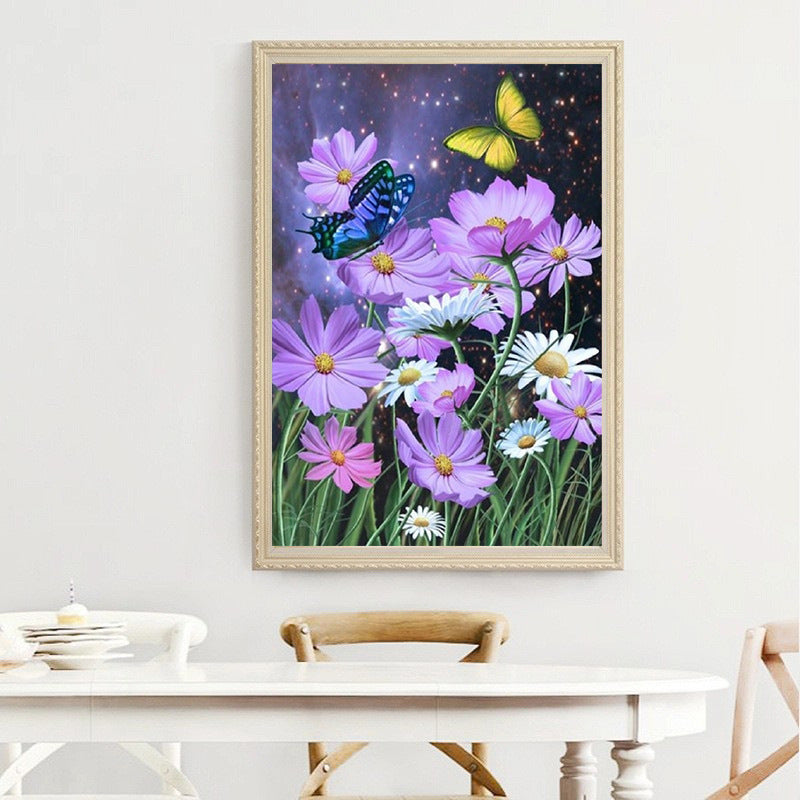40X50CM - Flower DIY 5D Full Diamond Painting NO Frame