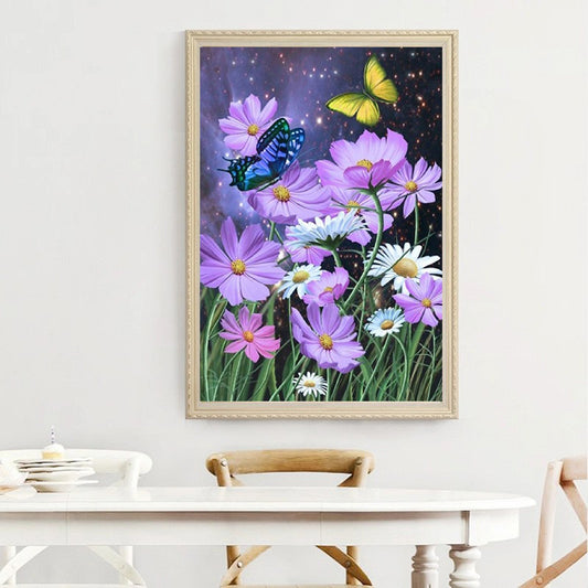 40X50CM - Flower DIY 5D Full Diamond Painting NO Frame