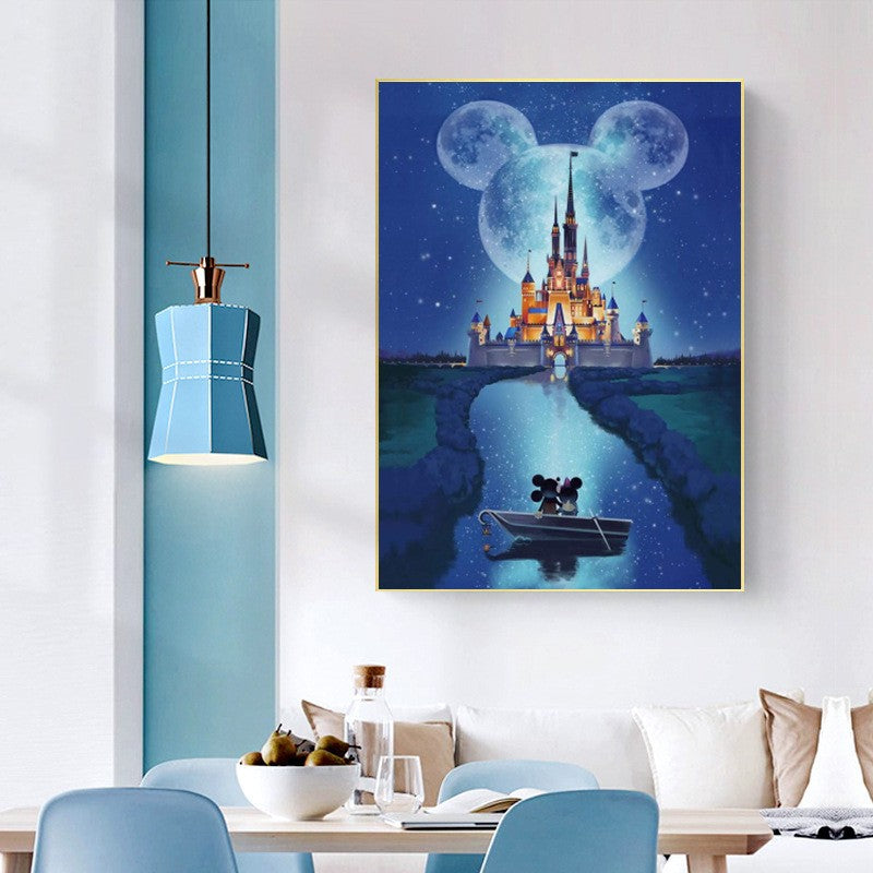 60X80CM -  Castle DIY 5D Full Diamond Painting NO Frame