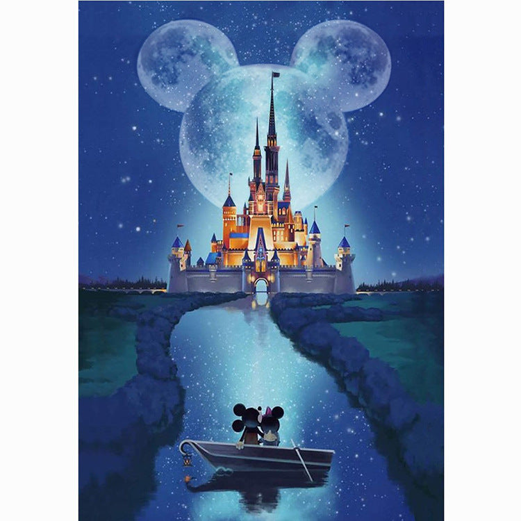 60X80CM -  Castle DIY 5D Full Diamond Painting NO Frame