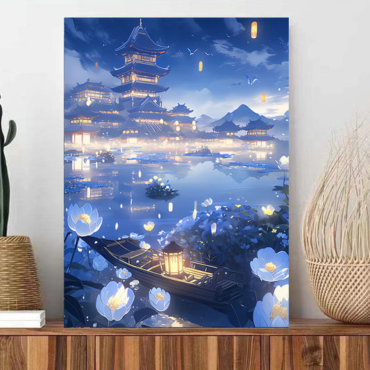 40X50CM DIY Oil Painting By Numbers WITH Frame