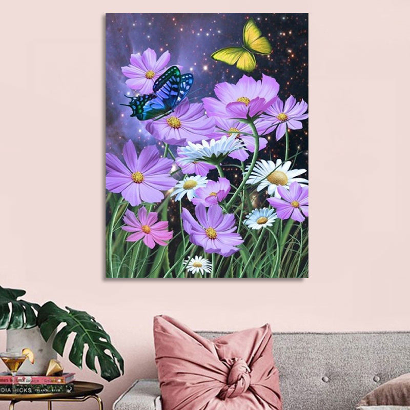 40X50CM - Flower DIY 5D Full Diamond Painting NO Frame