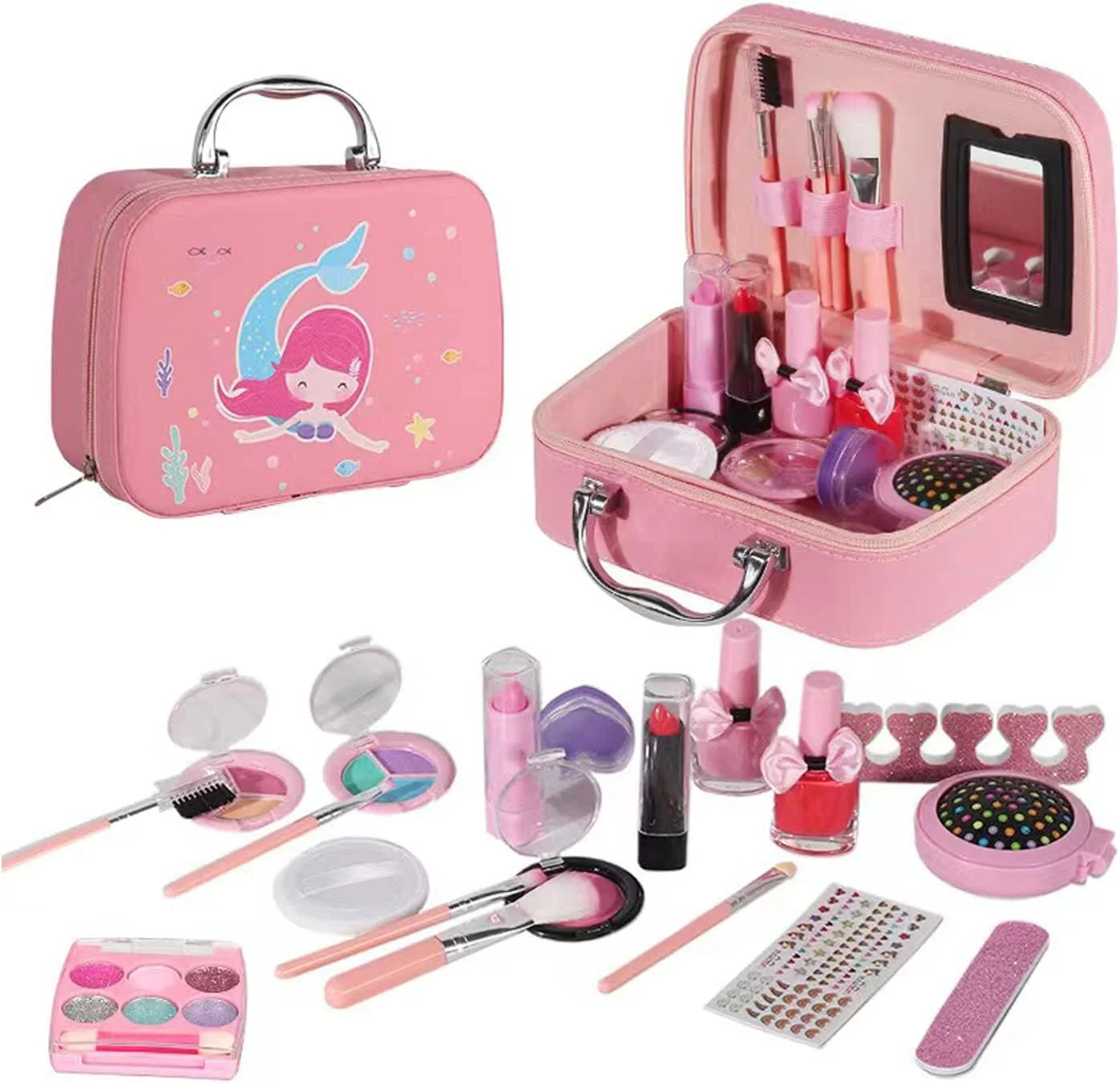 Children's Cosmetic Toys Princess Makeup Girls Party Christmas Birthday Gift 20 Pieces Set